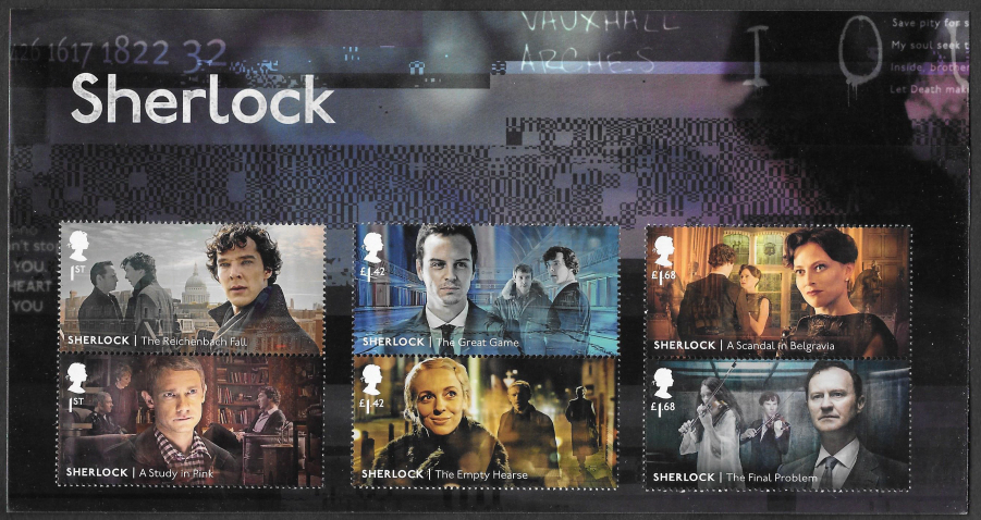 (image for) 2020 Sherlock Holmes - Character Set Royal Mail Souvenir Pack